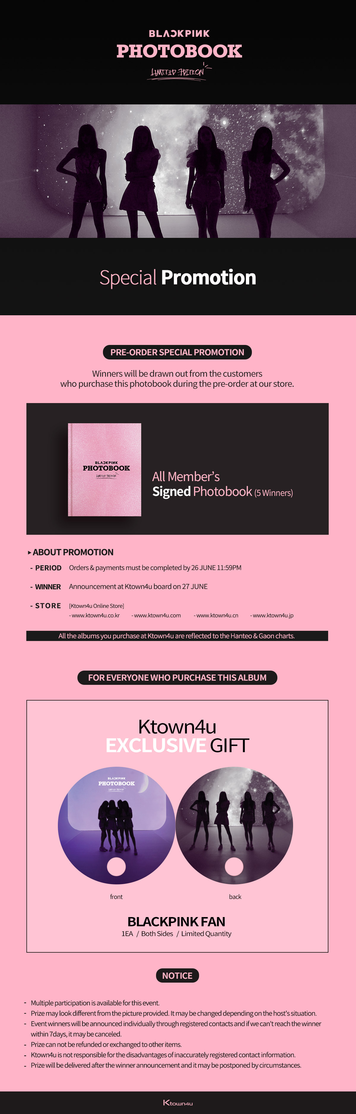 BLACKPINK 4+1 photobook ジェニセット Ktown4u BLACKPINK 4+1 photobook ジェニセット Ktown4u BLACKPINK 4+1